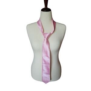 Croft & Barrow solid ‎ pink mens tie church business office travel